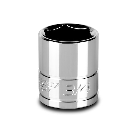 Capri Tools 3/8 in Drive 3/4 in 6-Point SAE Shallow Socket 1-2357